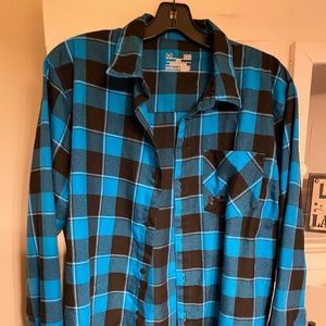 under armour flannel shirt mens large